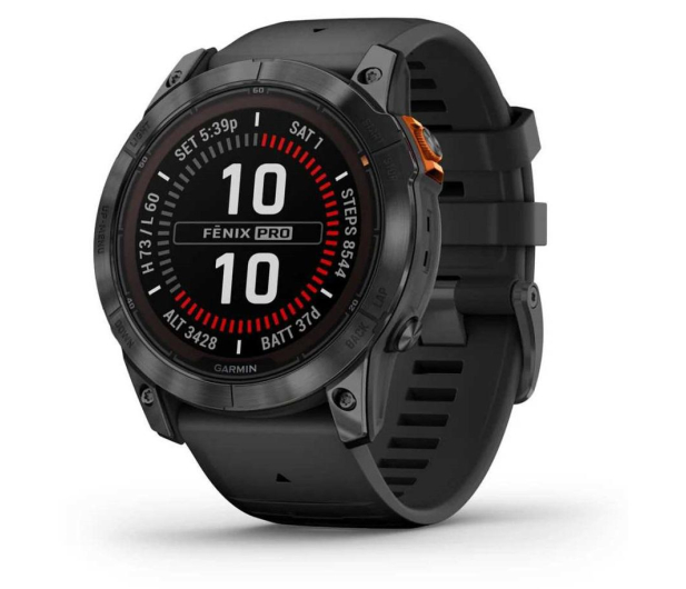Garmin fenix 7X Pro Solar 51mm czarny - 1150231 - zdjęcie